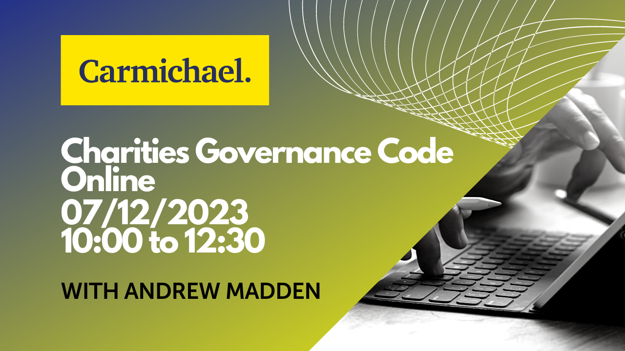 The Charities Governance Code – Online 07/12/2023